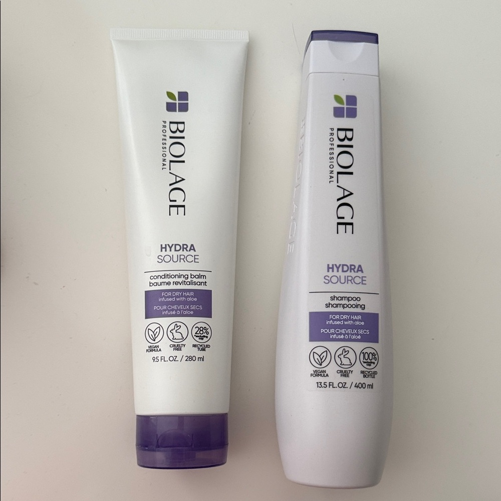 Biolage Hydra Source Shampoo and Conditioner Set